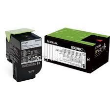 Lexmark 80C8HK0 Black High Yield - Original
