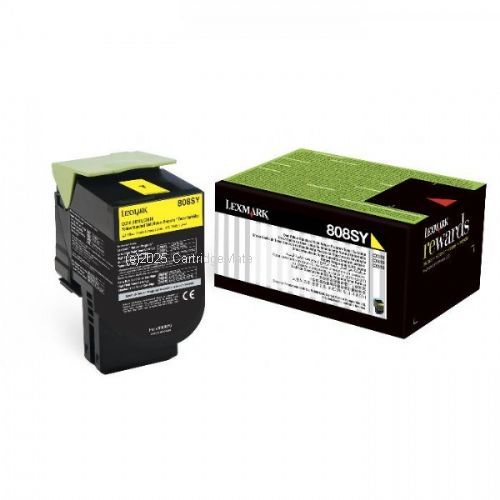 Lexmark 80C8SY0 Yellow - Original   