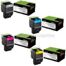 Lexmark 70C8HK0  Value Pack (4) High Yield