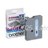 Brother TX-233 Laminated Blue on White Tape - 12mm x 8 metres      