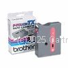 Brother TX-252 Laminated Red on White Tape - 24mm x 8 metres      