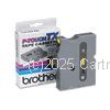 Brother TX-631 Laminated Black on Yellow Tape - 12mm x 8 metres      