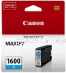 Canon PGI-1600C Cyan Inkjet Cartridge - Average 300 Pages - Original  