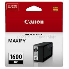 Canon PGI-1600BK Black Inkjet Cartridge - Average 400 Pages - Original