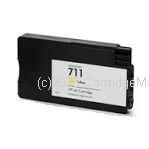 *Hewlett Packard CZ132A (711) Yellow Dye High Yield Compatible Inkjet Cartridge   