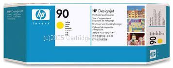 Hewlett Packard C5057A/No 90 Yellow Printhead & Cleaner