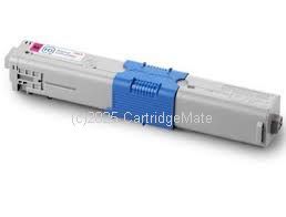 CartridgeMate Oki 44469726 Magenta New Compatible Toner Cartridge - Av 5,000 Pages  
