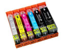 *Canon PGI-650/CLI651 Value Pack (6) NEW High Compatible - Microchip Fitted  