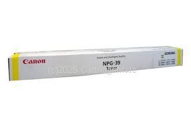 Canon TG-39Y (GPR14) Yellow Toner Cartridge - Yield 9,500 