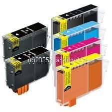 *Canon PGI-520/CLI521 Value Pack (6) High Yield NEW Compatible Inkjet  