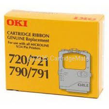 Oki 44641401 Black Fabric Ribbon