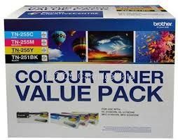 Brother TN251/255 High Yield Value Pack (4) - Original     