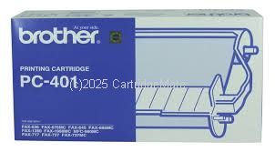 Brother PC-401 Cart + Black Ribbon - Original Product