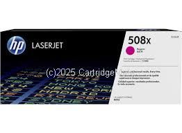 Hewlett Packard CF363X (508X) Magenta High Yield-Average -9,500 Pages  
