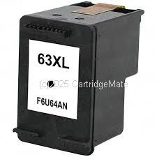 *Hewlett Packard F6U64AA (63XL) High Yield Black Compatible Inkjet 
