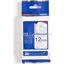Brother TZe-FA3 Fabric Iron-on Blue on White Tape -3M