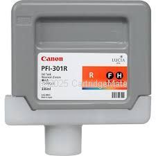 Canon PFI-301R Red Pigment Ink Tank-330ml  -Original Product    