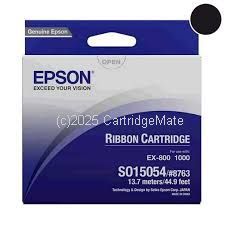 Epson S015054 No 8763 Black Fabric Ribbon