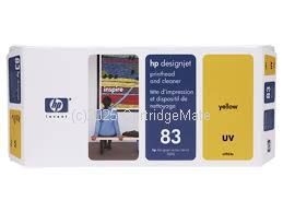 Hewlett Packard C4963A No 83 UV Yellow Printhead+Cleaner