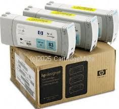 Hewlett Packard C5076A 83 Light Cyan Triple Pack