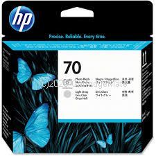 Hewlett Packard C9407A  (70) Original Photo Black and Light Grey Printhead
