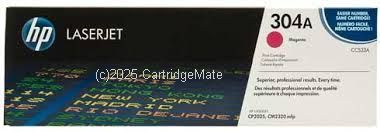 Hewlett Packard CC533A (304A) Magenta Print Toner Cartridge Average Yield 2,800 Pages