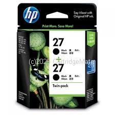 Hewlett Packard CC621AA (No 27) Black Twin Pack 