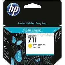 Hewlett Packard CZ132A (HP711) Yellow Inkjet Cartridge-29ml-Original Product   