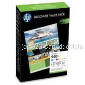 Hewlett Packard CG898AA - CE940XL Value Pack (CMY + paper) - Original Product 