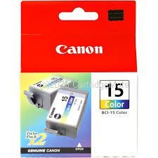 Canon BCI-15C Colour Inkjet Cartridges (2 Pack) - Original Product
