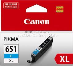 Canon CLI-651CXL Cyan Extra Large Inkjet - 695 pages - Original 