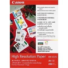 Canon HR-101N High Resolution Paper A4 -200 Sheets - Original Product