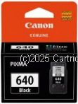 Canon PG-640 Black Ink Cartridge - Average Yield 180 Page Life - Original Product