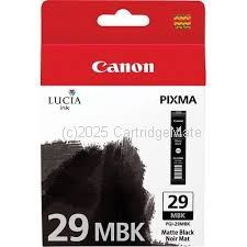 Canon PGI-29 Matte Black Inkjet Cartridge - Original Product