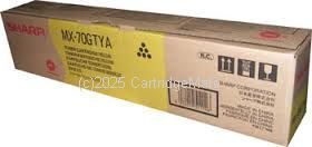 Genuine Sharp MX70GTYA Yellow Copier Toner 