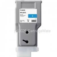 Canon PFI-207C Cyan Ink Tank - 300ml- Original Product   