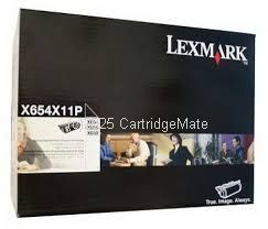 Lexmark X654X11P Black Ultra High Yield - Original