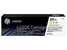 Hewlett Packard CF402A (201A) Yellow Toner Cartridge Average -1,400 Pages  