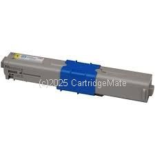 CartridgeMate Oki 44973545 Yellow New Compatible Toner Cartridge - Average 1,100  