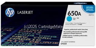 Hewlett Packard CE271A (650A) Cyan- Original 