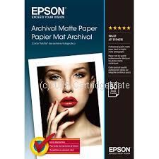 Epson S041344 Archival Matte Paper A3 192gsm - Pack of 50