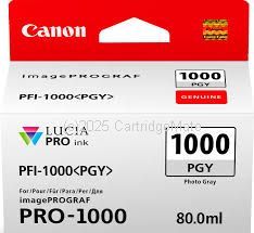 Canon PFI-1000PGY Photo Grey Ink Tank - Original Product      
