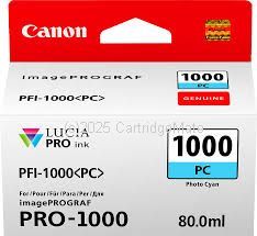Canon PFI-1000PC Photo Cyan Ink Tank - Original Product     