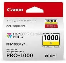 Canon PFI-1000Y Yellow Ink Tank - Original Product      