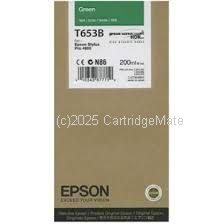 Epson T653B00 Green UltraChrome Ink -200ml    