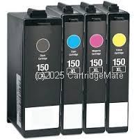 *Lexmark 14N1614VP4 Value Pack High Yield BCMY (150XL) Cartridges New Compatible 