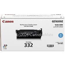 Canon Cart 332C Cyan Toner Cartridge- Average 6,400 Pages - Original Product  
