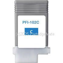 *Canon PFI-102 Cyan New Compatible Dye Inkjet Cartridge - 130mls     