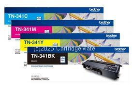 Brother TN-341 Value Pack (4) BCMY 
