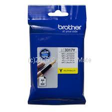 Brother LC-3317Y Yellow Inkjet Cartridge - Original 